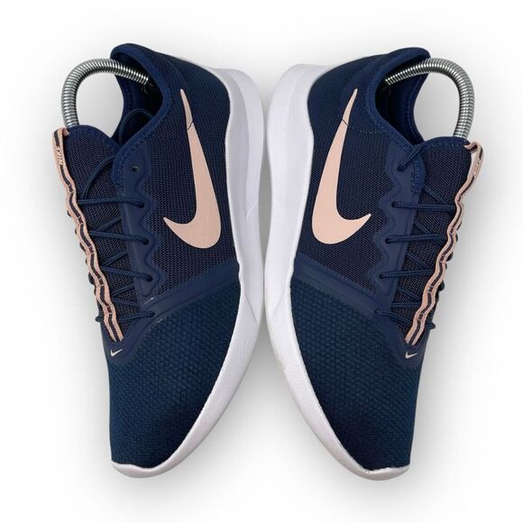 Nike Viale Tech Racer Running Shoes Navy Pink AT4345 400 Women’s Size 9.5 - Picture 6 of 9